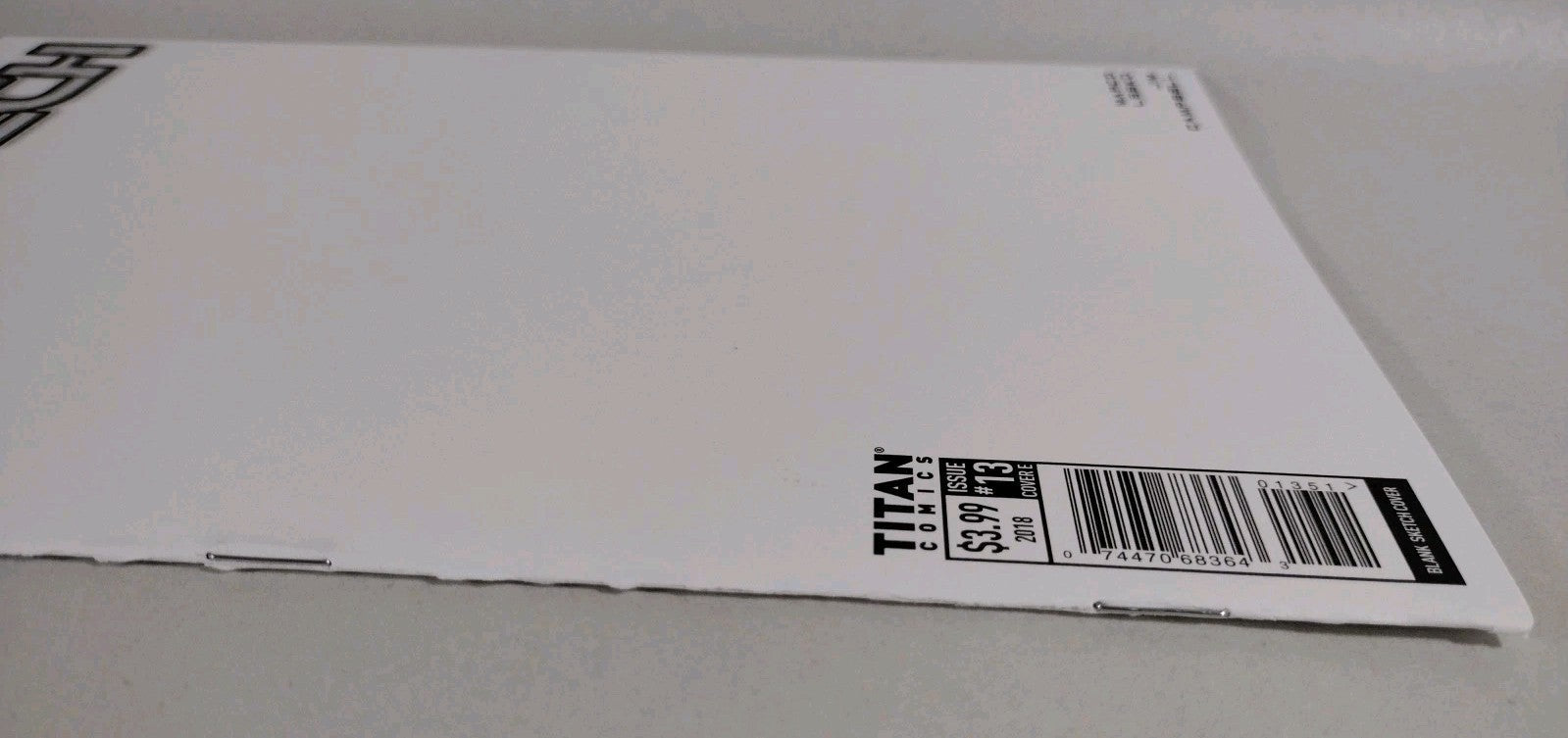 Robotech #13 (2018) Titan Comic Blank Sketch Variant Cover NM