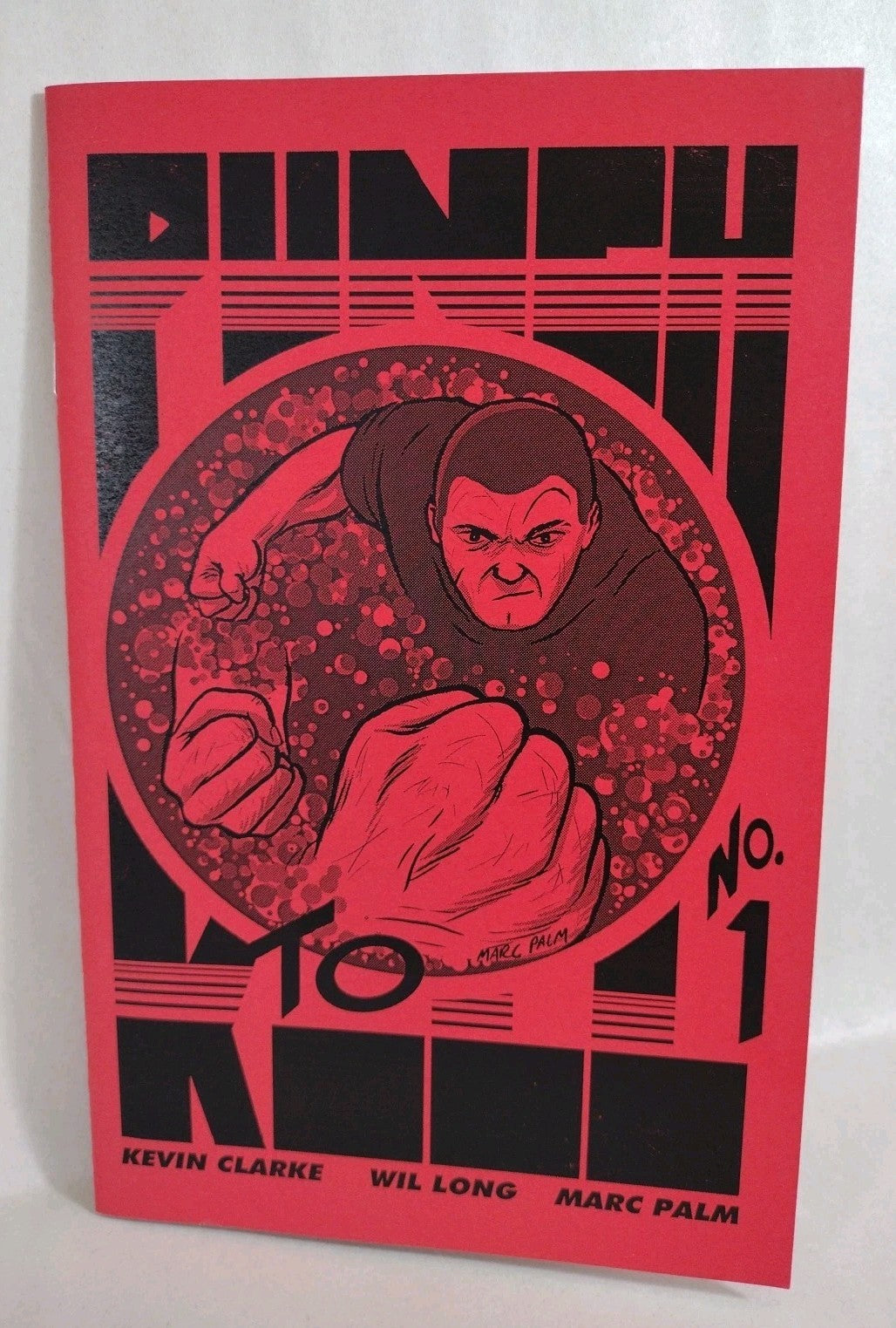 Punch To Kill 2015 1 Ashcan + 2 Pizza Party Comix Outlaw Comic Clarke Long Palm