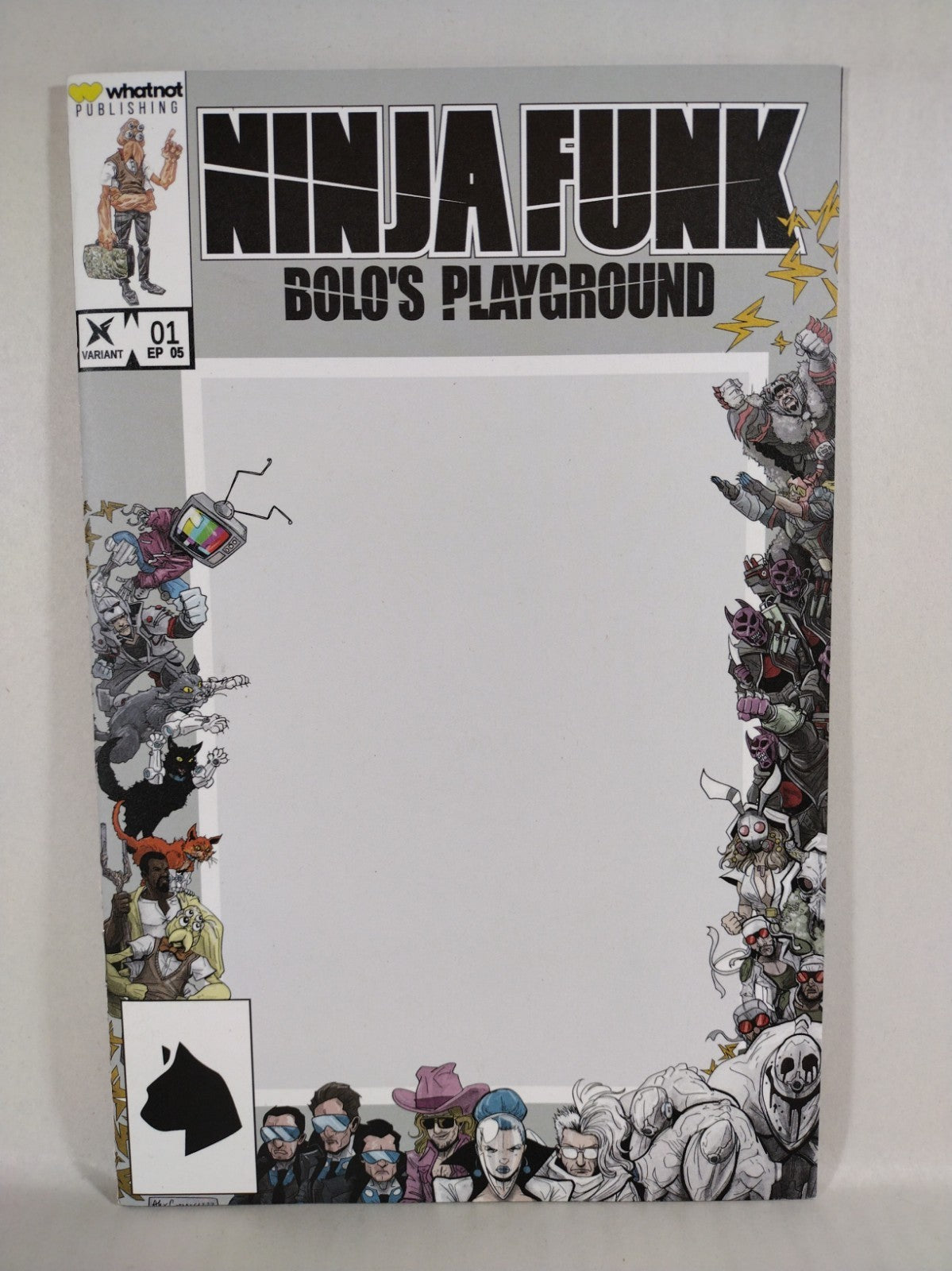 Ninja Funk Bolo's Playground #1 (2023) Whatnot Massive Blank Sketch Variant NM