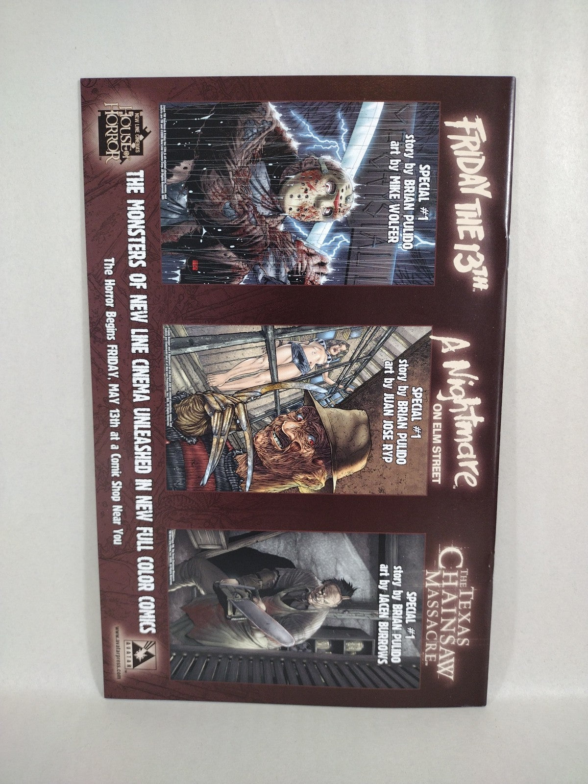 Nightmare On Elm Street Special #1 (2005) Avatar Silver Foil Comic Variant NM