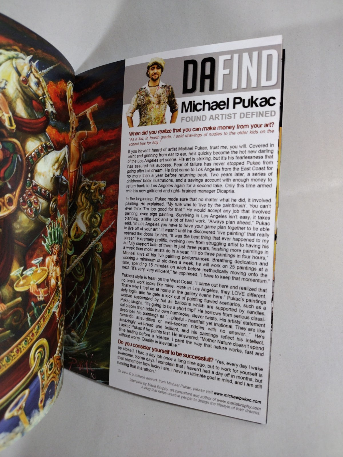 Find Art Megascene #4 (2010) Magazine Mear One Cover + Interview