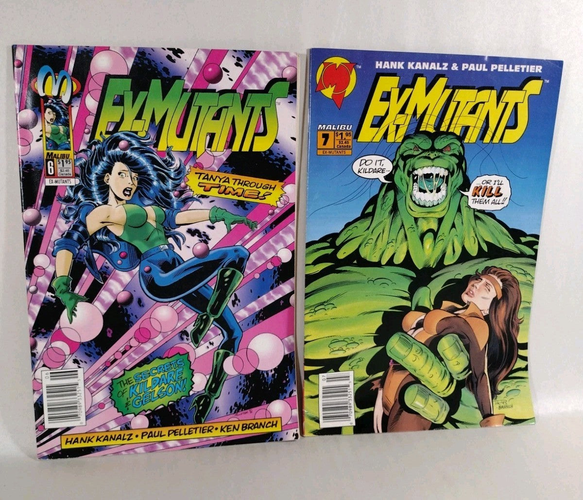 Ex-Mutants (1996) Malibu Comic Lot Of 11 #1 2 4-10 13 14 VF-NM