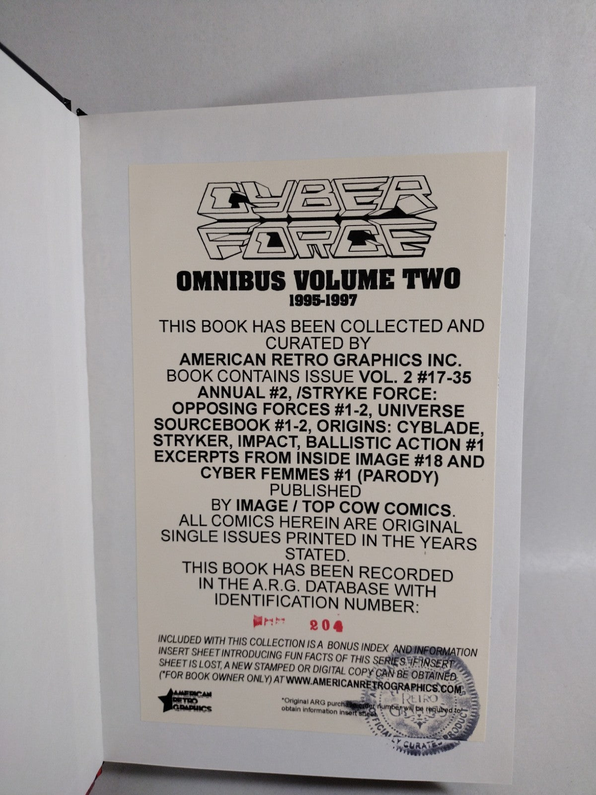 Cyberforce Omnibus (1992-97) Complete Custom Bound Image Comic HC 2 Book Set ARG