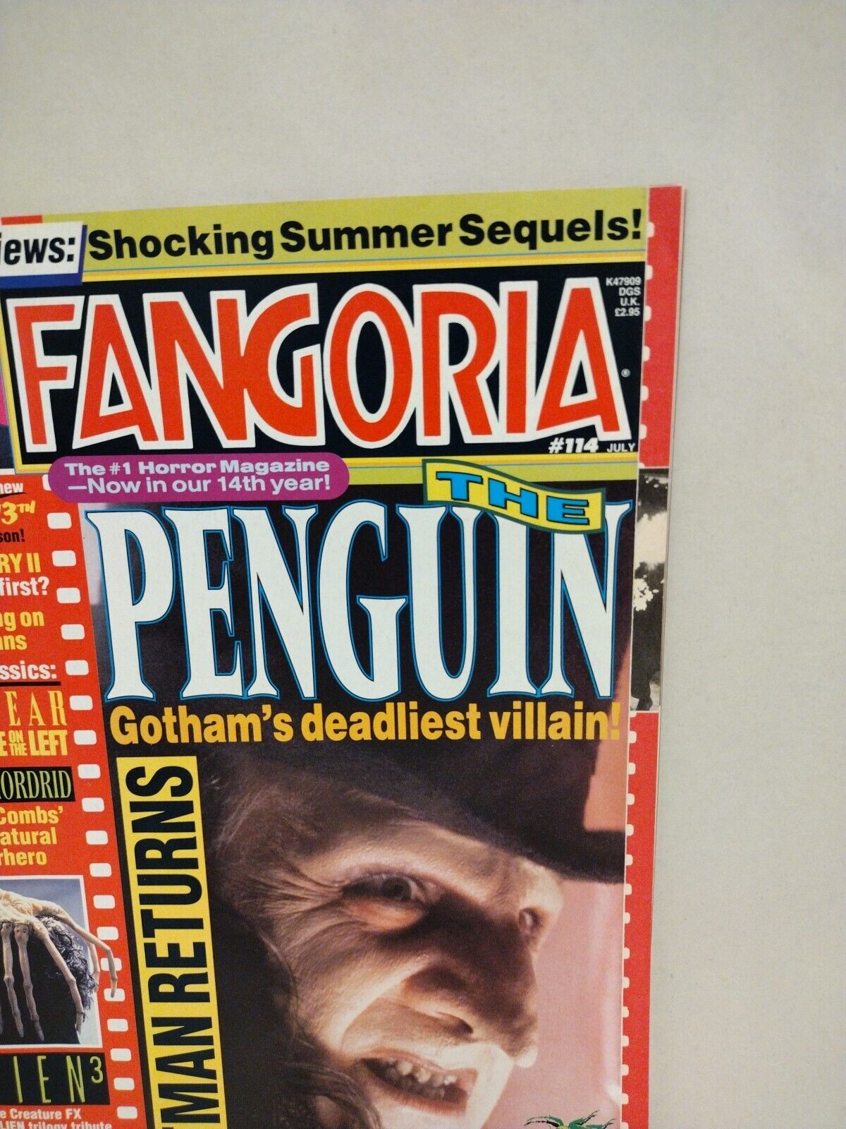 FANGORIA Magazine #114 (1992) Friday The 13th Cape Fear Batman Pet Cemetery II