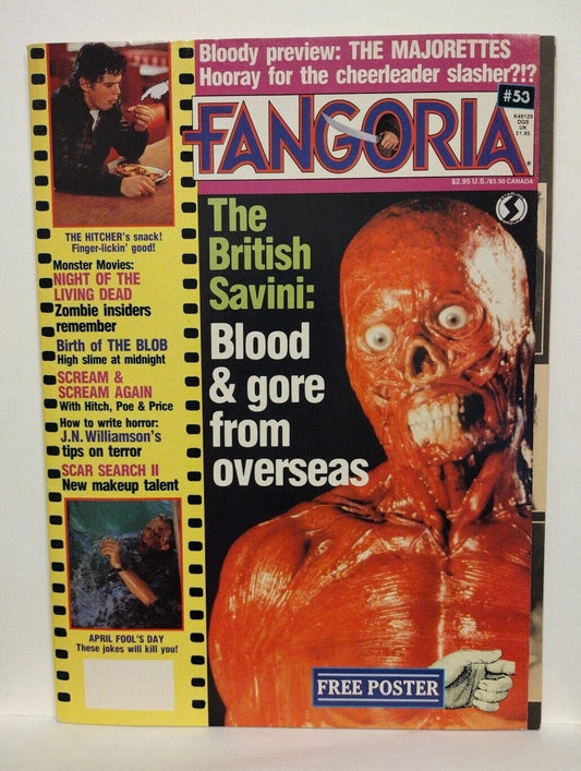 Fangoria Magazine #53 (1986) Starlog Hitcher Starslammers April Fool's Day