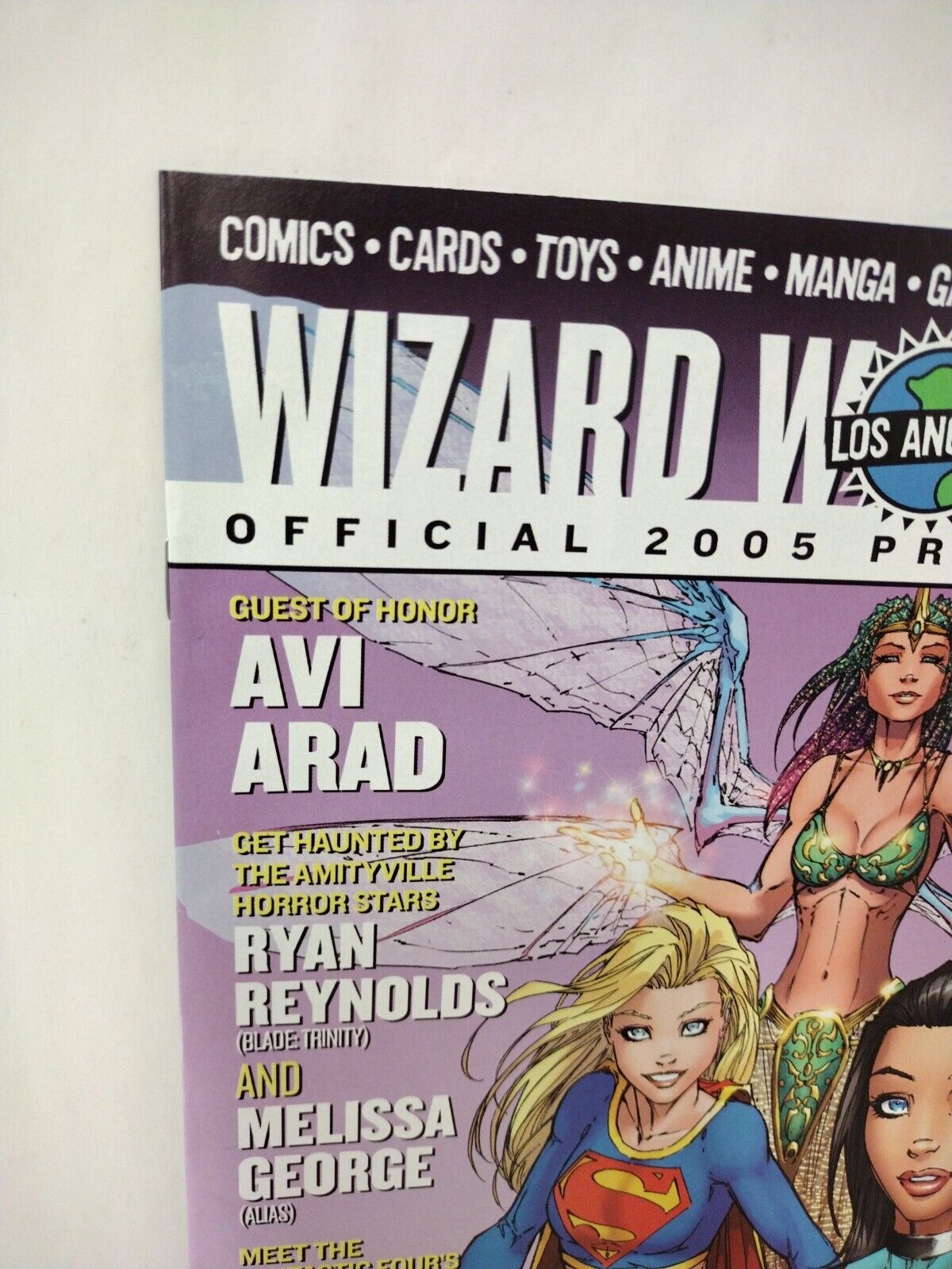 Wizard World Comic Convention Los Angeles 2005 Program Michael Turner Cover