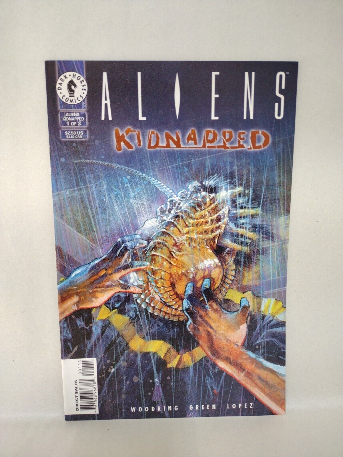 Aliens Kidnapped (1997) Complete Dark Horse Comic Set #1 2 3 Jim Woodring NM