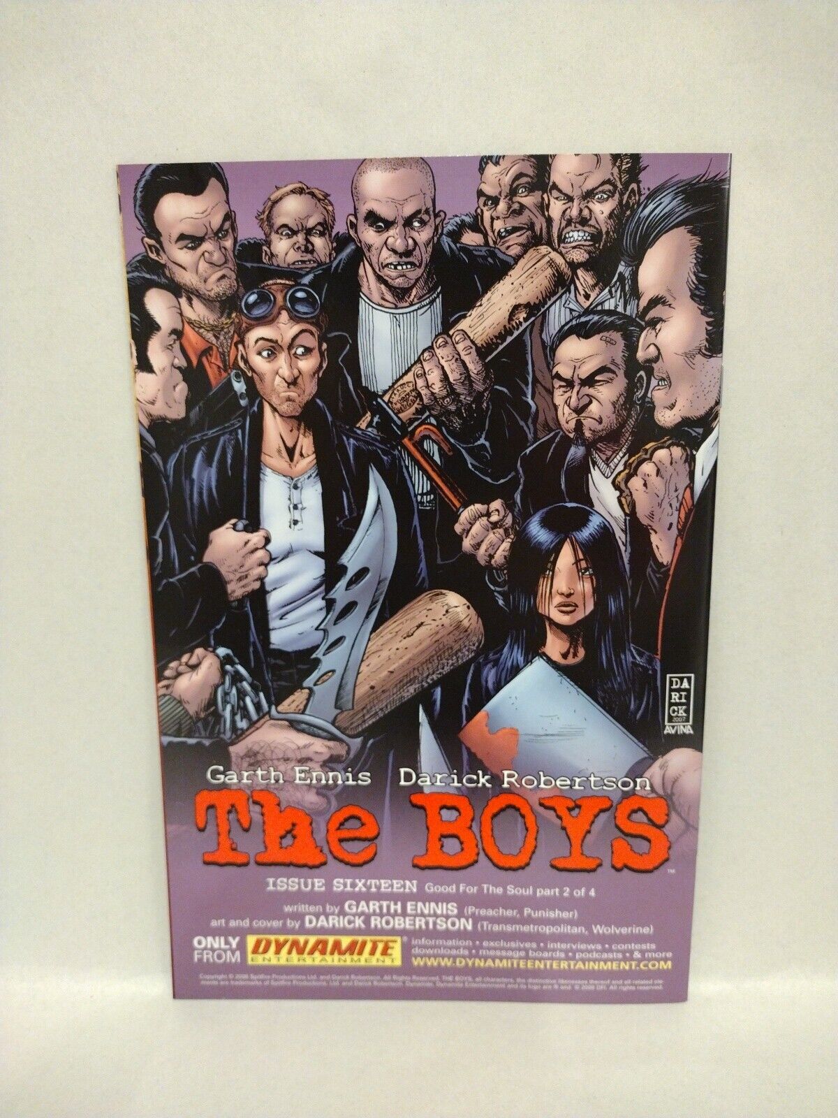 The Boys (2007) Dynamite Comic Lot Set #15 16 17 18 Garth Ennis Robertson VF-NM