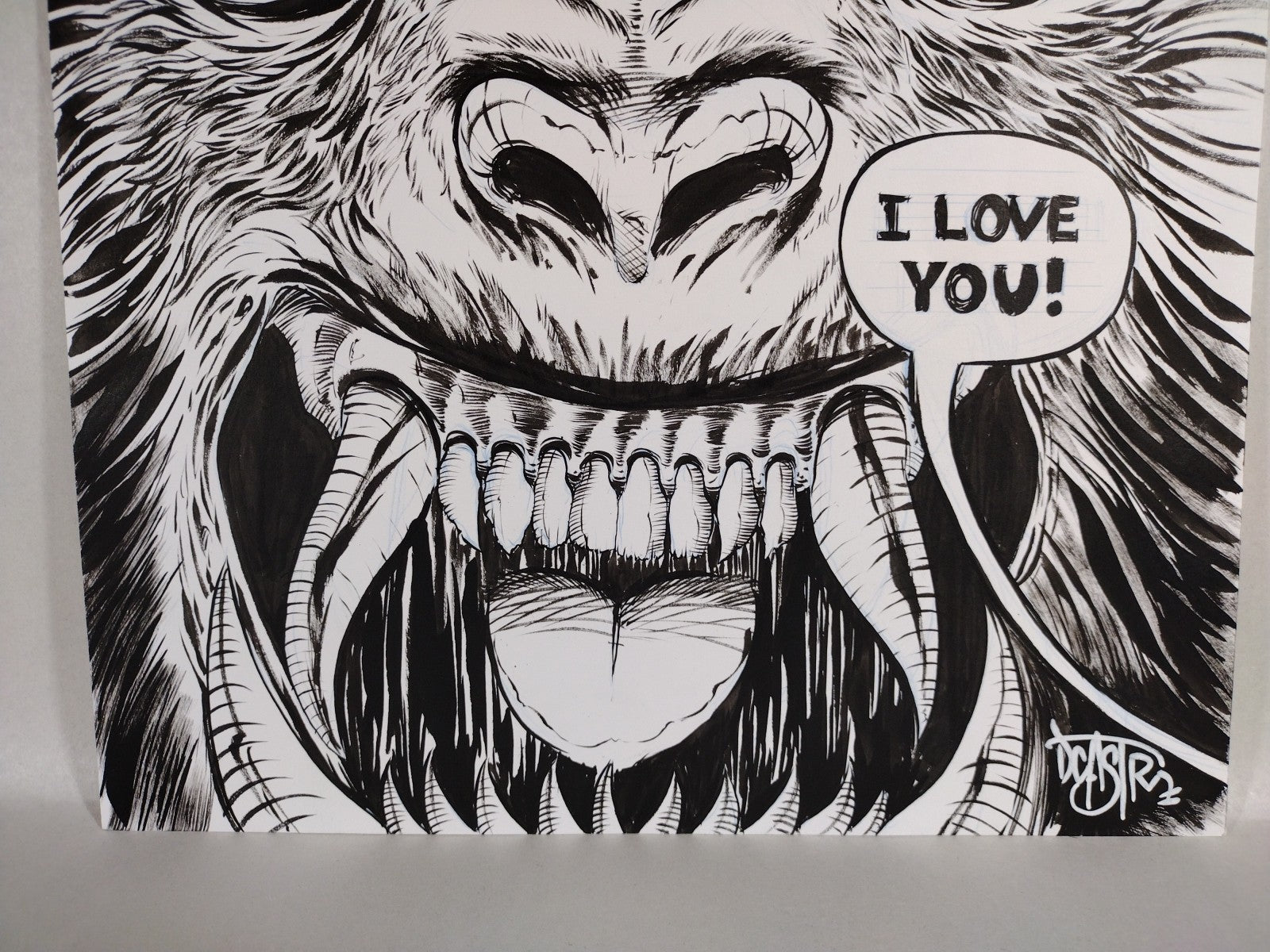 American Werewolf In London #3 (2025) Faux Comic Cover Original + Color DCastr