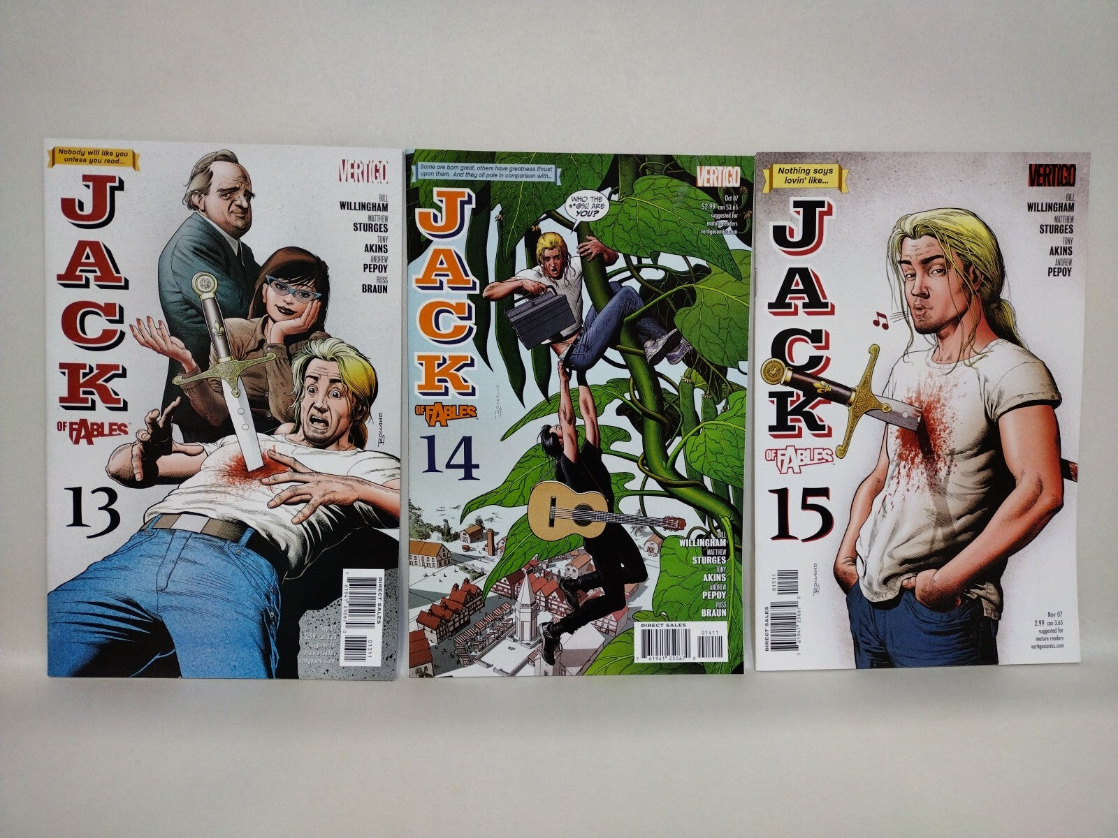 Jack Of Fables (2006) Complete Vertigo Comic Run Set #1-50 # Literals #1-3 VF-NM