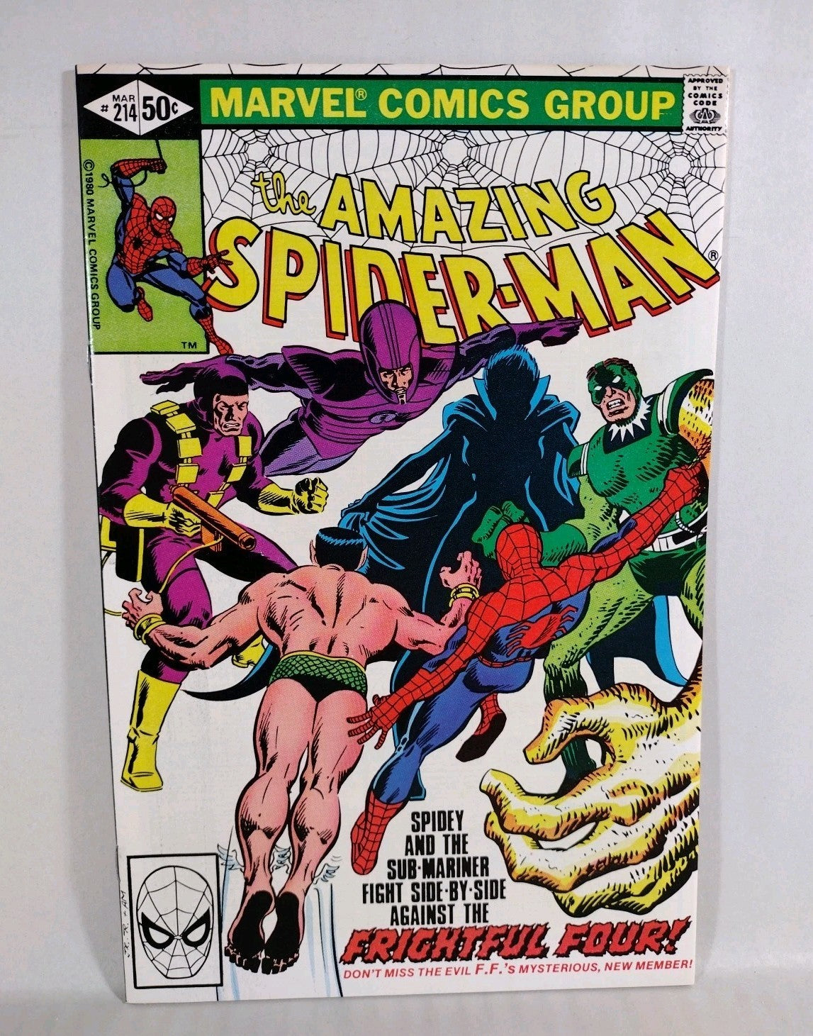 Amazing Spider-Man #214 (1981) Marvel Comic Frightful Fourt Appearance VF-NM