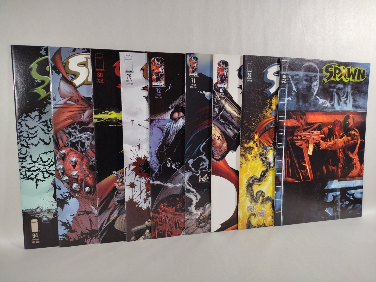 Spawn Image Comic Lot Of 9 #65 66 67 71 72 79 80 87 94 McFarlane Capullo VF-NM