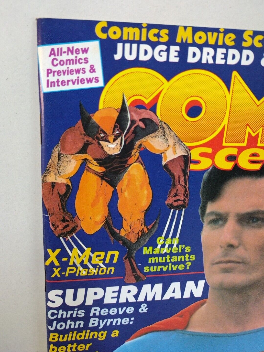 Comics Scene Special #1 (1987) Starlog Magazine Christopher Reeves Cover VG