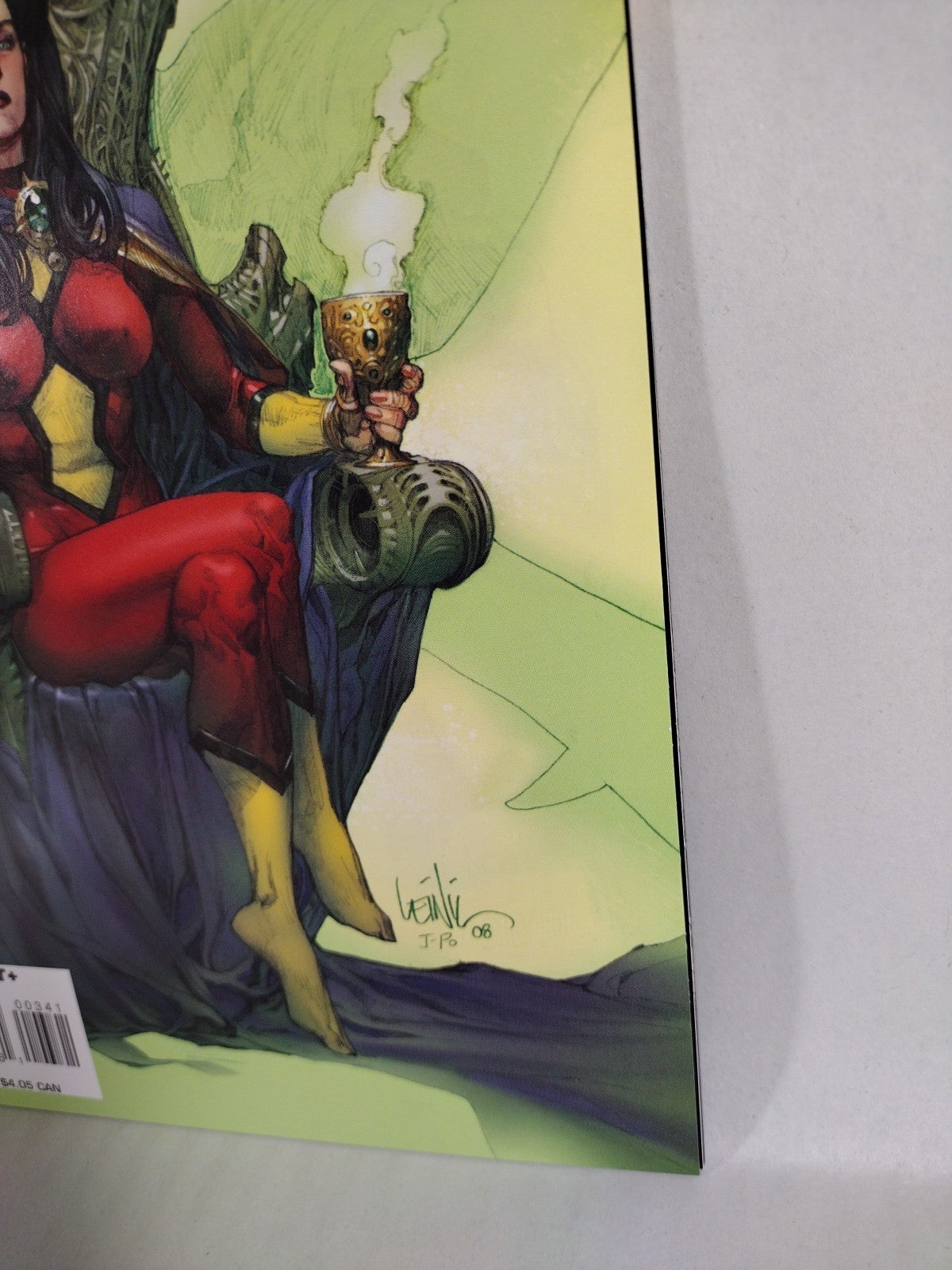 Secret Invasion #3 (2008) Marvel Comic 1:50 Spider-Woman Leinil Yu Variant NM