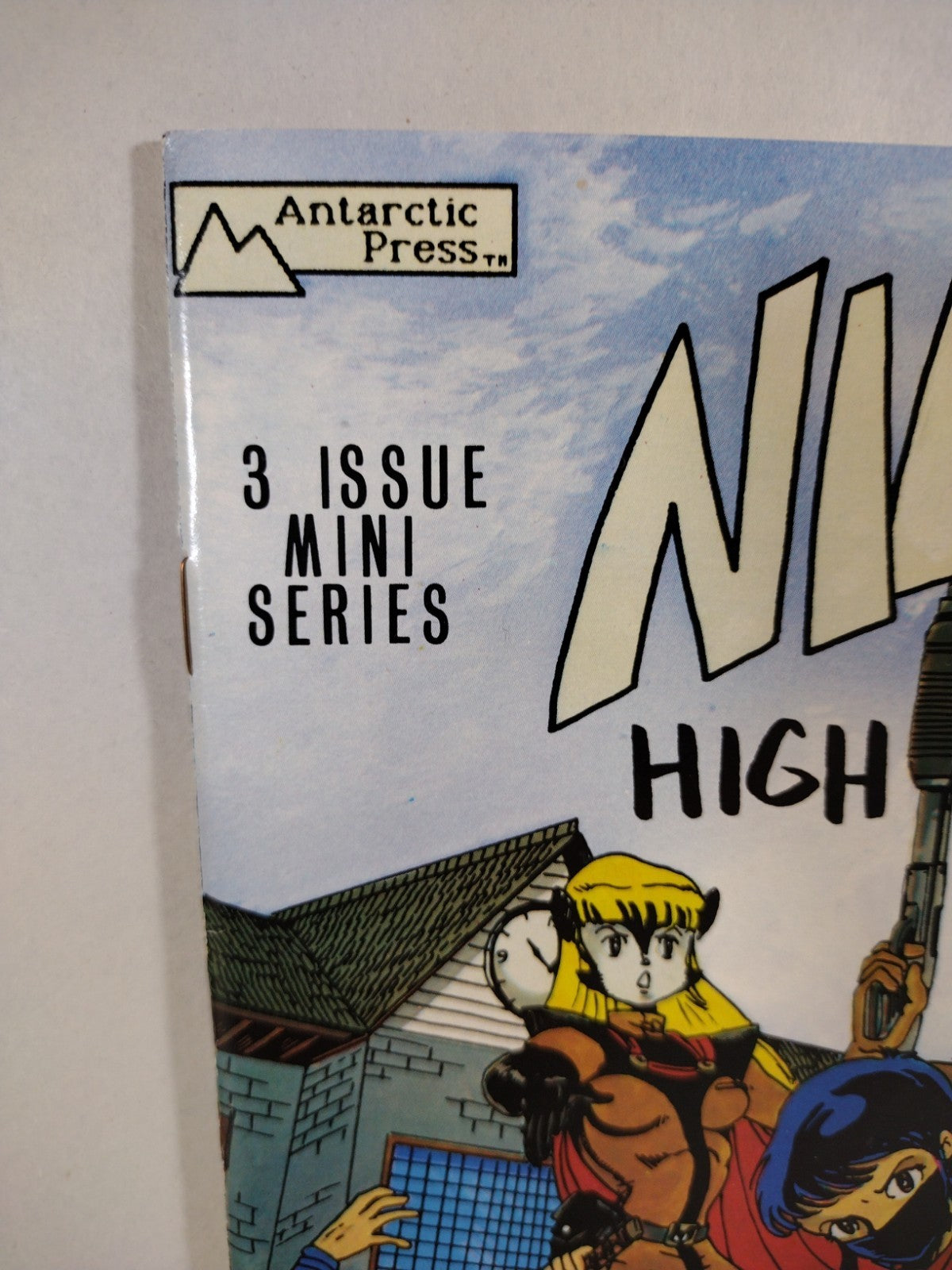 NINJA HIGH SCHOOL 1987 Complete Antarctic Comic Mini Series 1 2 3 1st Appearance