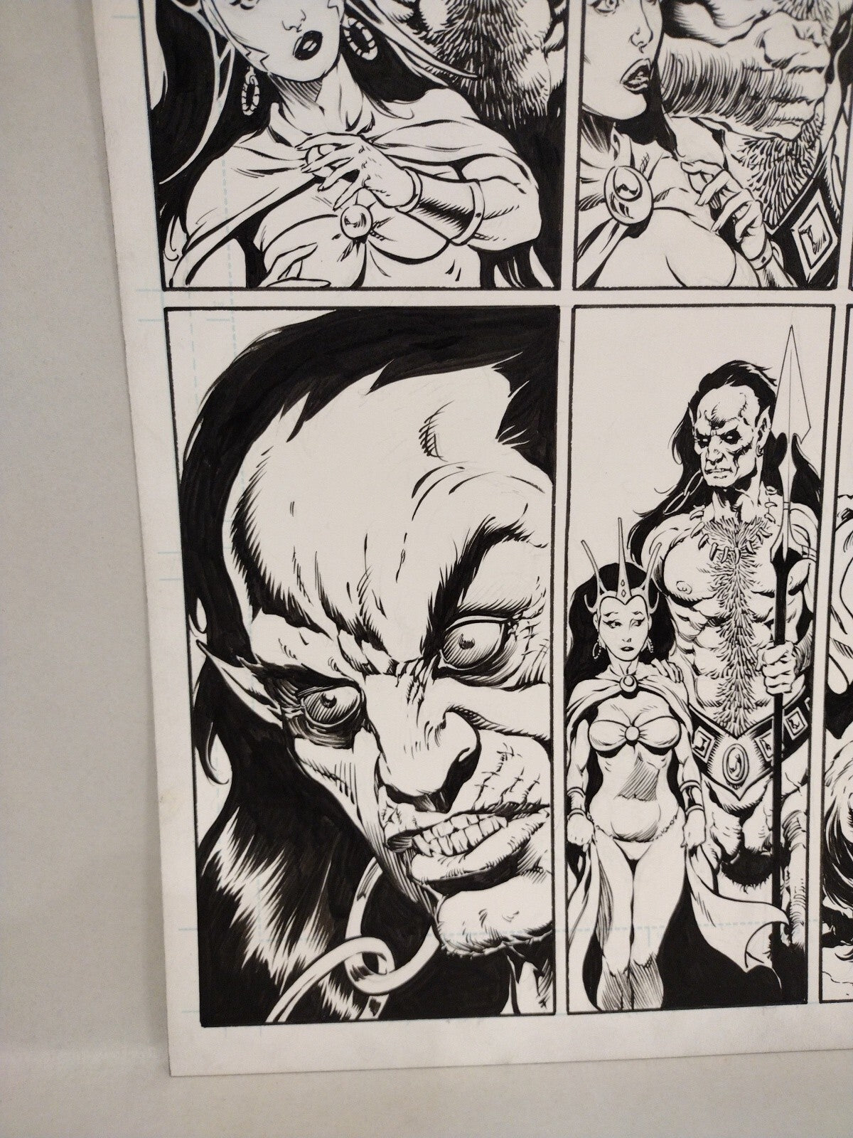 Moon Maid (2009) Image Comic Art board Original Tim Vigil Art Page 13