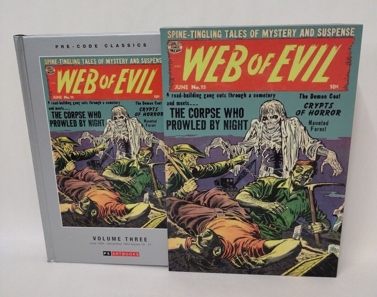 Web Of Evil Vol 3 Hardcover Slipcase Comic Issues #15-21 Pre Code Classics (New)
