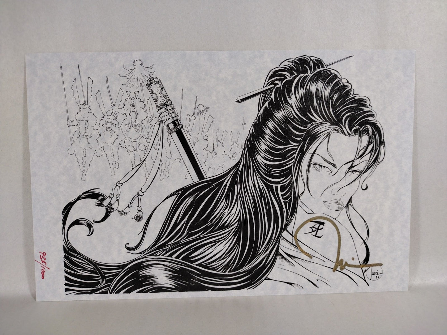 Shi Way Of The Warrior 1995 Crusade Comic Signed Lot 1 2 3 4 5 6 7 Set W Prints