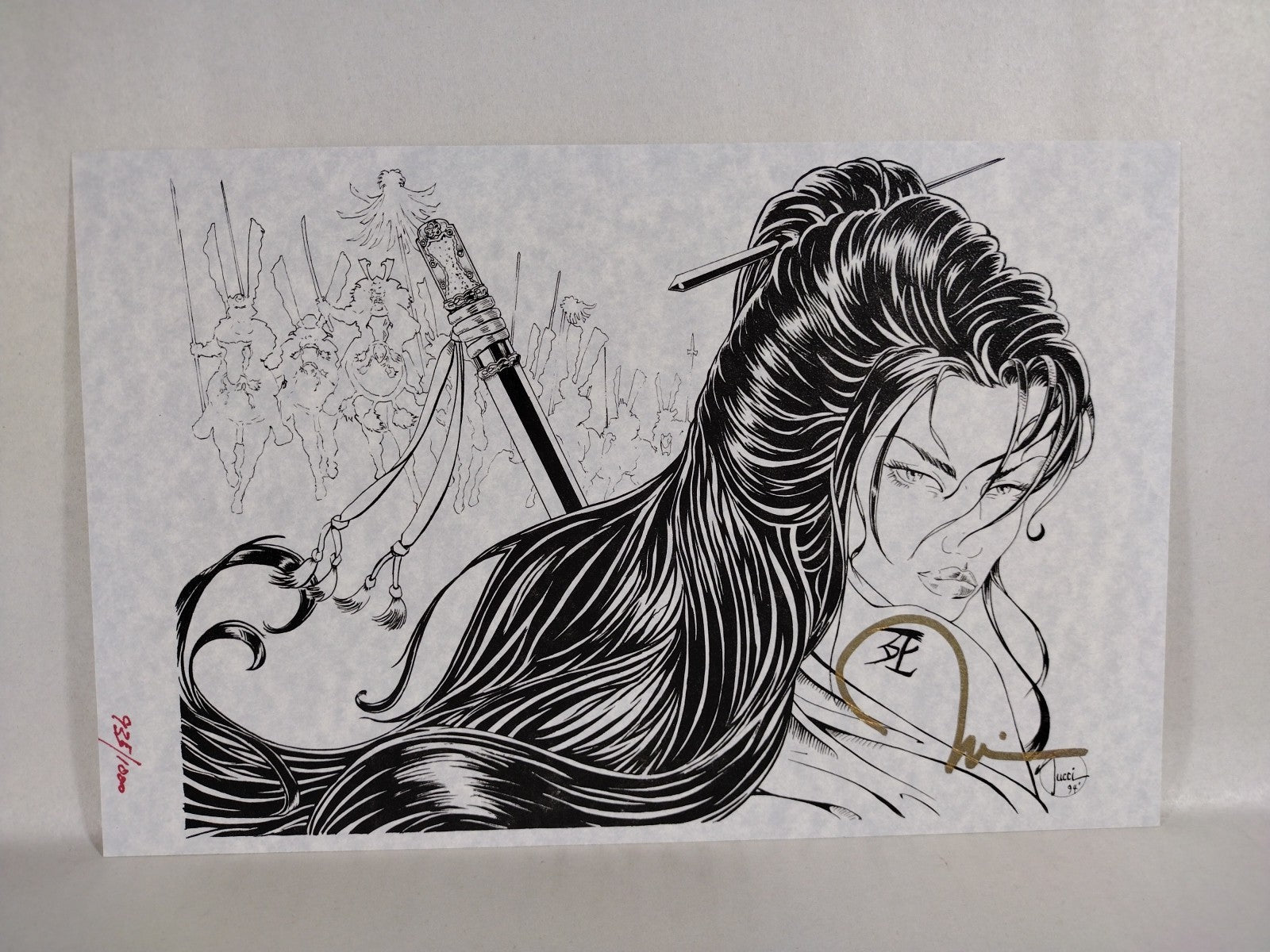 Shi Way Of The Warrior 1995 Crusade Comic Signed Lot 1 2 3 4 5 6 7 Set W Prints