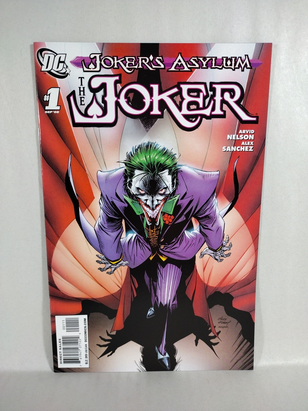 Joker's Asylum (2008) Comic Lot Set Scarecrow Two-Face Penguin Poison Ivy Joker