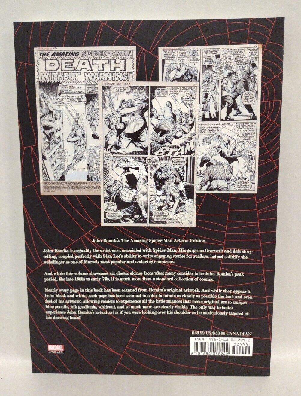 Amazing Spider-Man John Romits Sr. Artisan Edition (2021) Marvel IDW TPB New