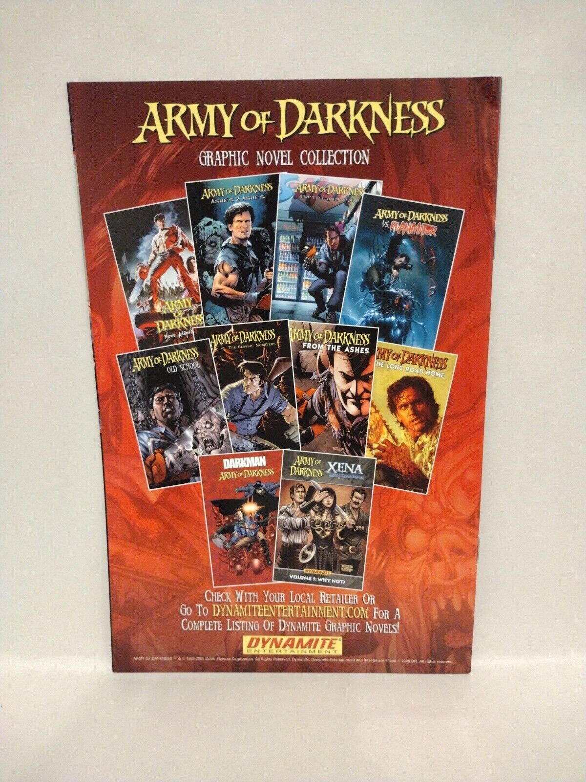 Army Of Darknes / Xena (2008) Vol 1 & 2 Complete Dynamite Comic Sets 1 2 3 4