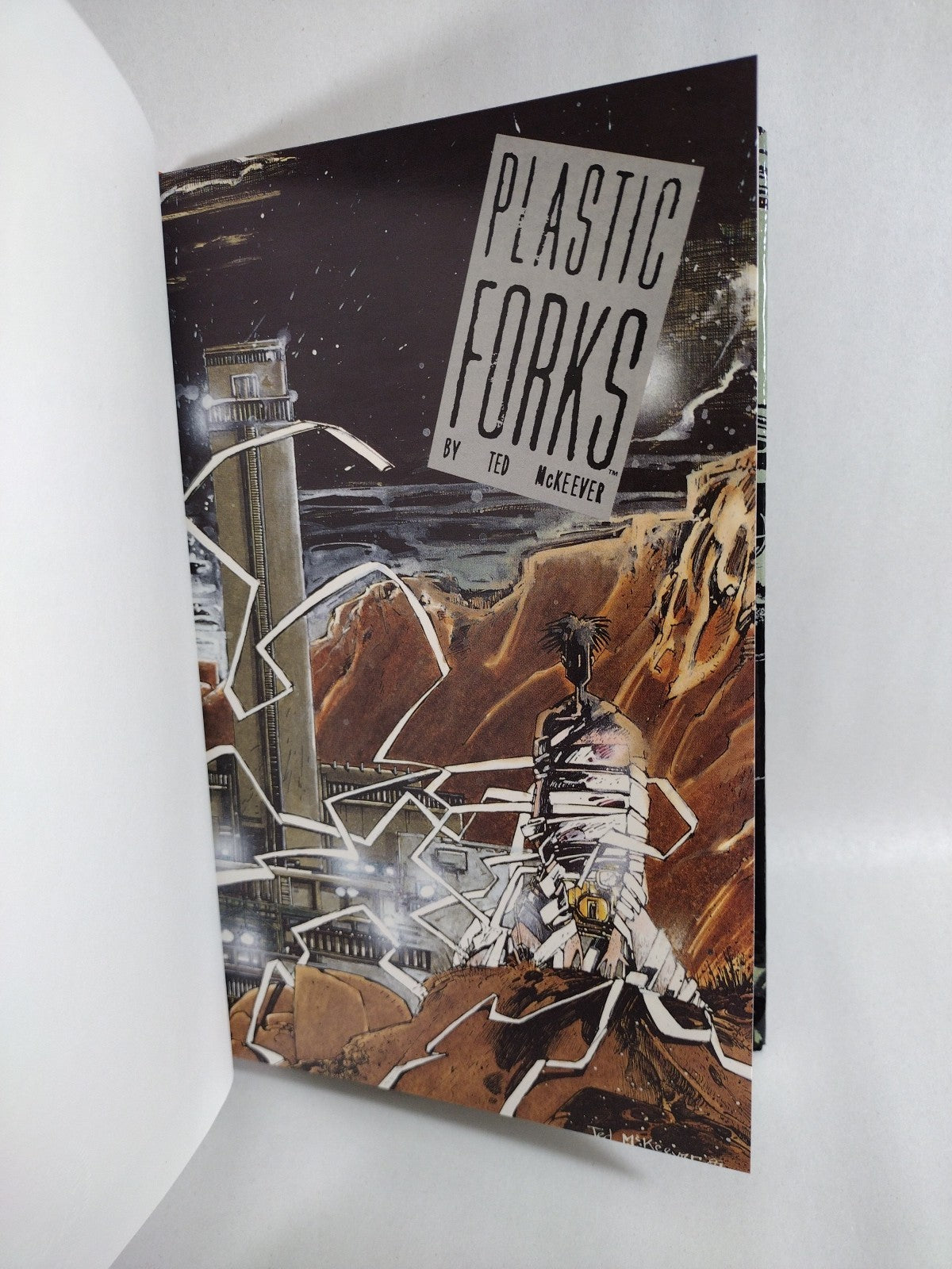 Ted McKeever's Plastic Forks 1990 Complete Collection Custom Bound Comic HC ARG