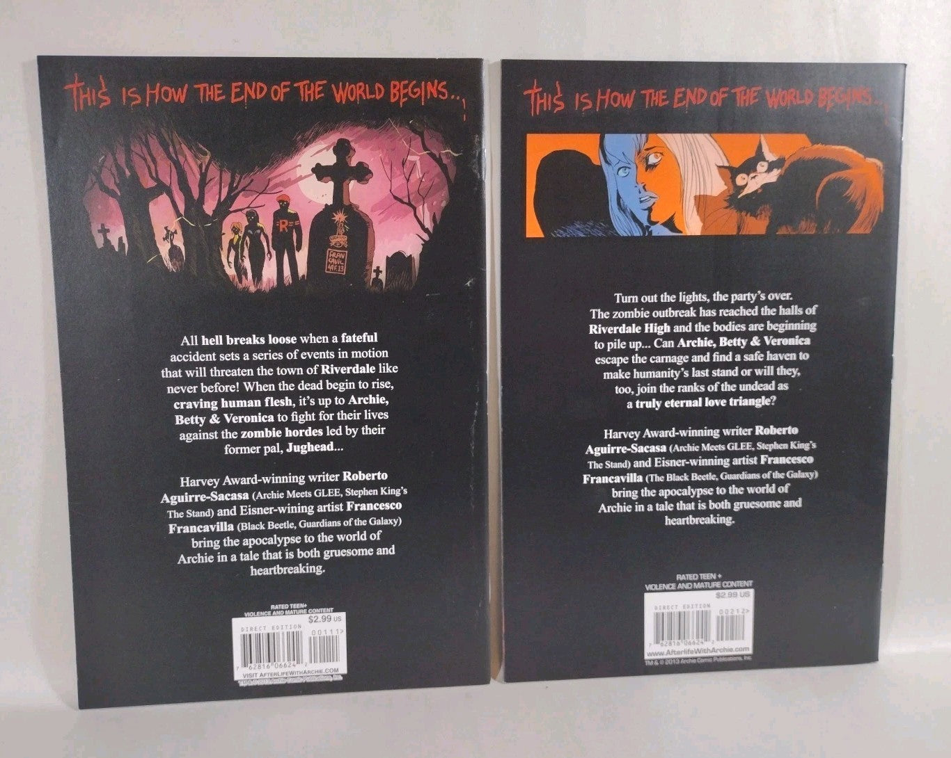 Afterlife With Archie (2013) Complete Comic Set  #1-10 HCF Pepoy Variants VF-NM