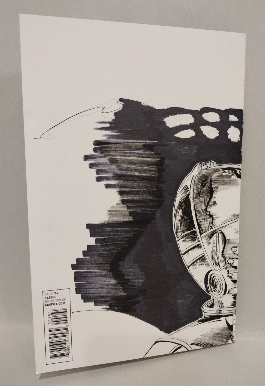 STAR WARS C-3PO 1 (2016) Marvel Sketch Cover Variant W Original Dave Castr Art