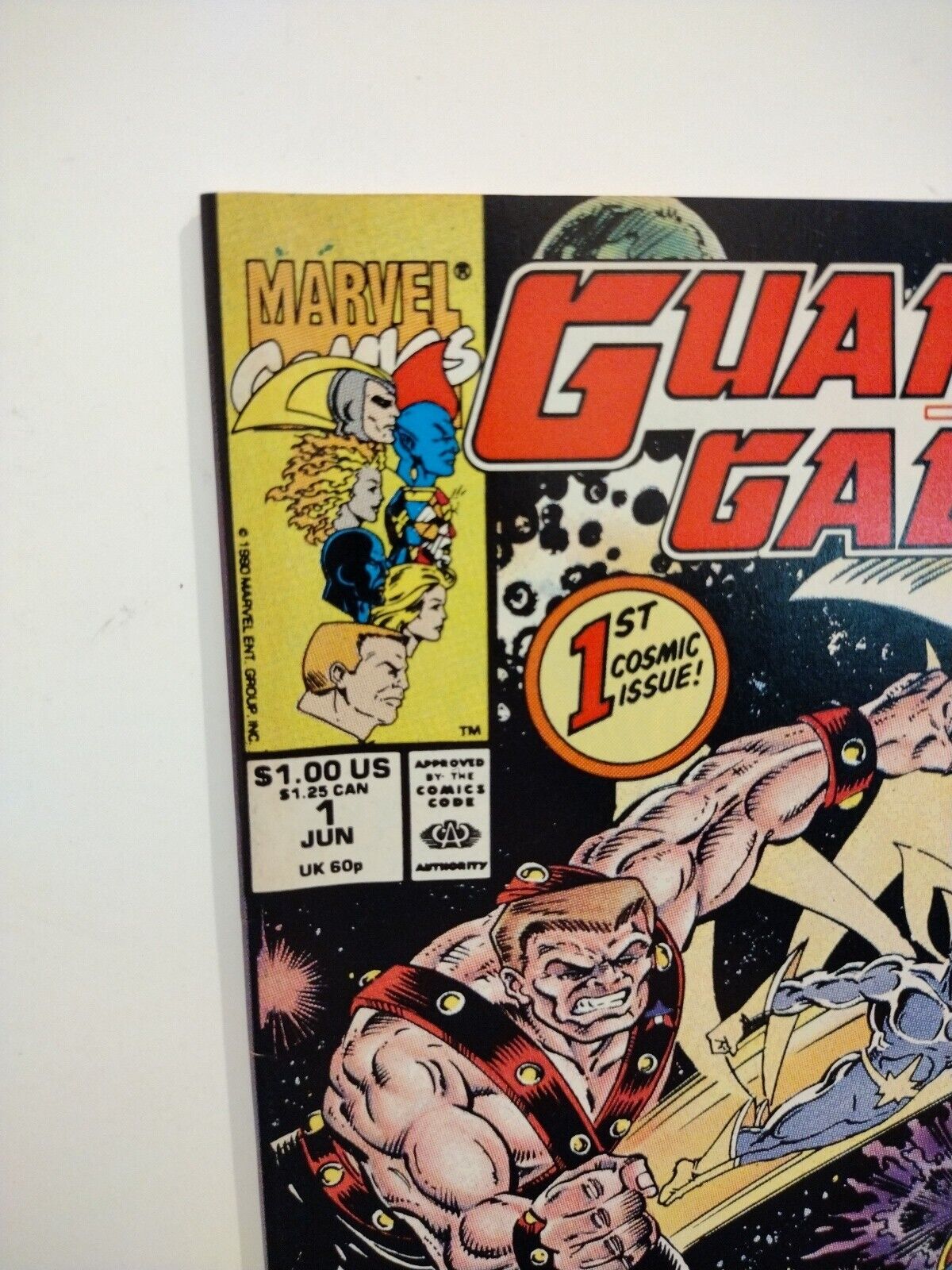 Guardians of the Galaxy #1 (1990) Marvel Comic 1st Taserface Villain VF