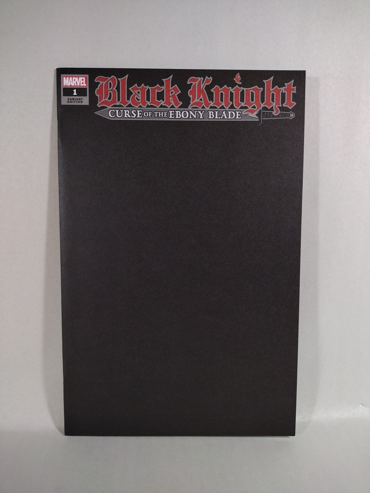 Black Knight Curse Of The Ebony Blade #1 (2021) Marvel Blank Sketch Variant NM
