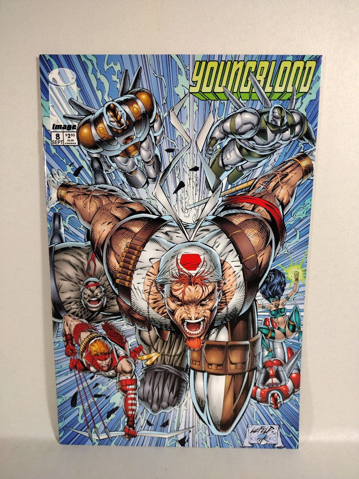 Youngblood Vol 1 (1992) Image Comic Lot Set #1 2 3 4 5 6 7 8 9 10 W Cards VF-NM