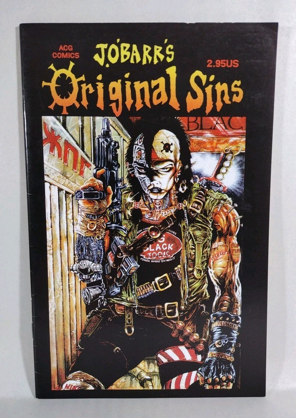 James O'Barr Original Sins #1 (1999) ACG Comic Crow Pin-Up Gallery FN