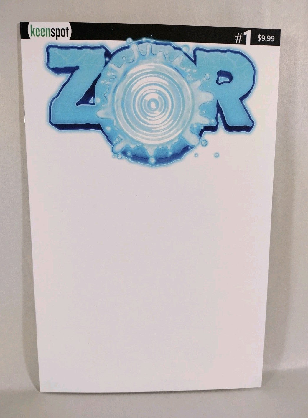 Zor #1 (2024) Keenspot Comic Blank Sketch Variant Cover Rob Potchak NM