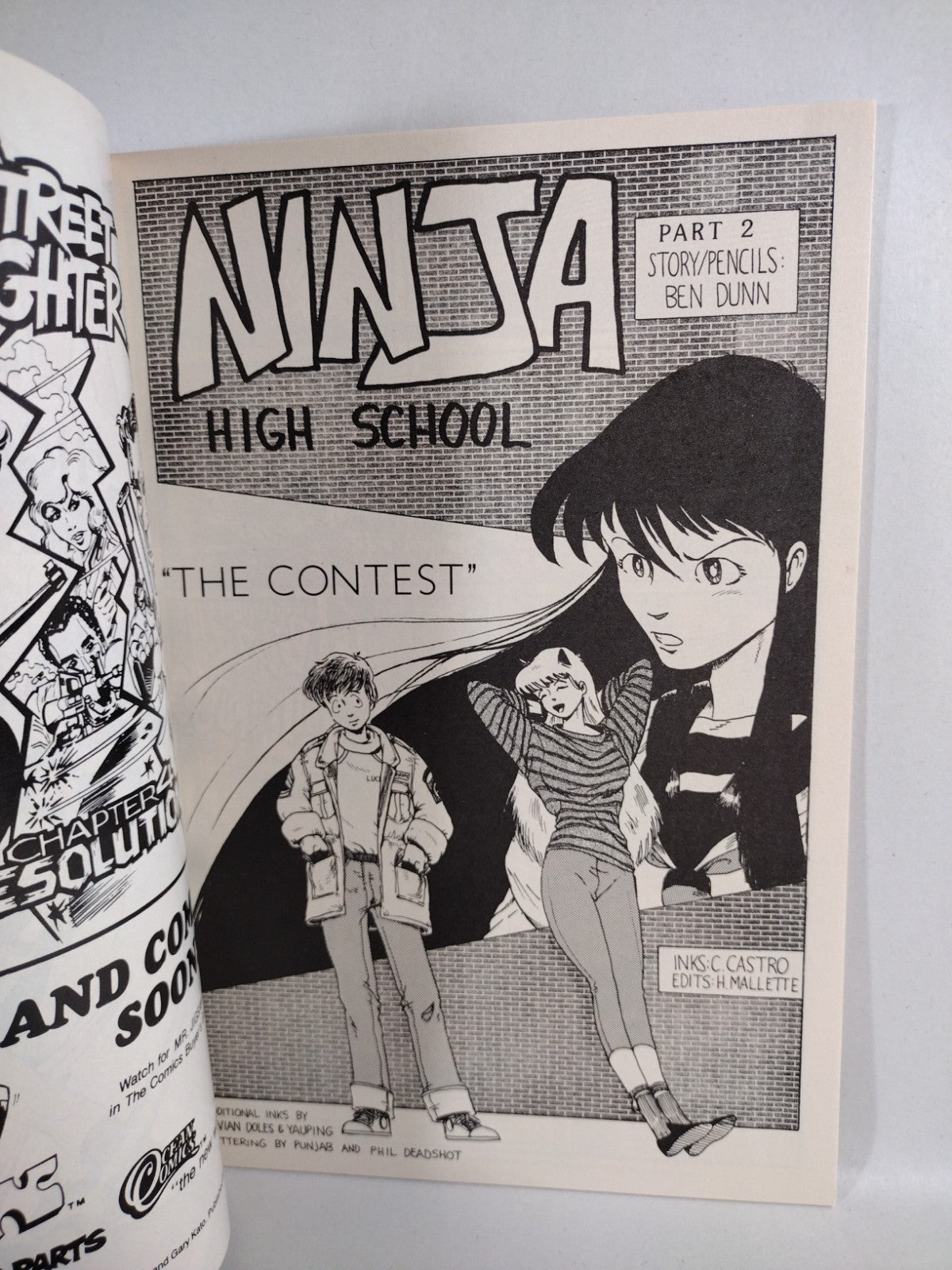 NINJA HIGH SCHOOL 1987 Complete Antarctic Comic Mini Series 1 2 3 1st Appearance