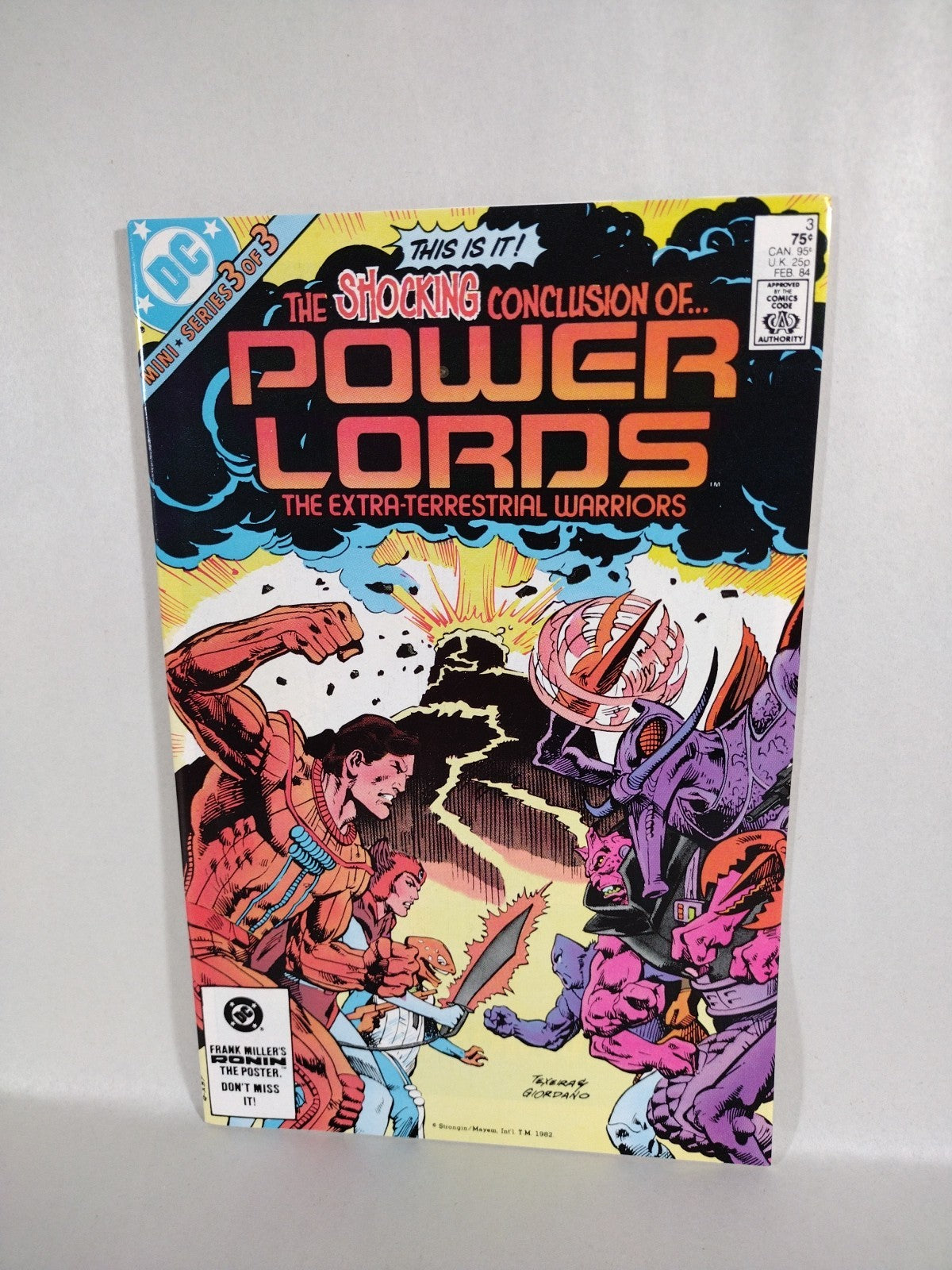 Power Lords Complete Comic Series Set DC 1983 #1-3 Nacelle 2025 #1-3 VF-NM
