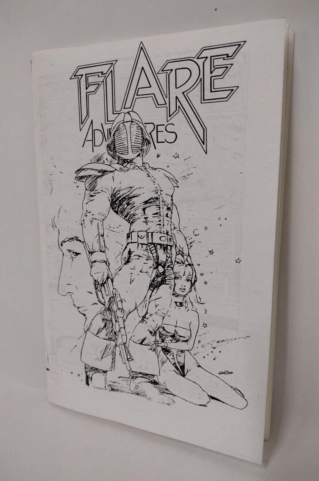 Flare Adventures #4 Champions Classic (1993) Flipbook Rare Production Ashcan