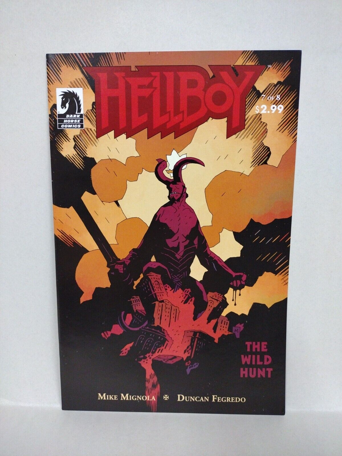 Hellboy The Wild Hunt (2009) Dark Horse Comic Lot #2 3 4 5 6 7 8 Mignola Fegredo