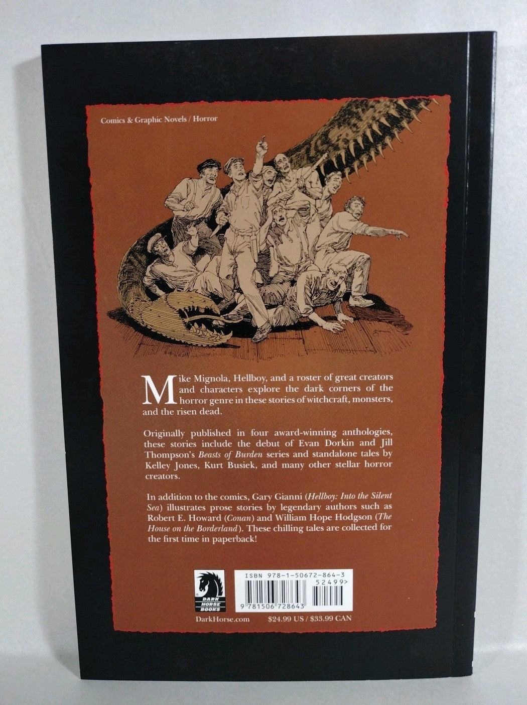 Dark Horse Book Of Horror (2021) Dark Horse Comics HP Lovecraft cover TPB SC New