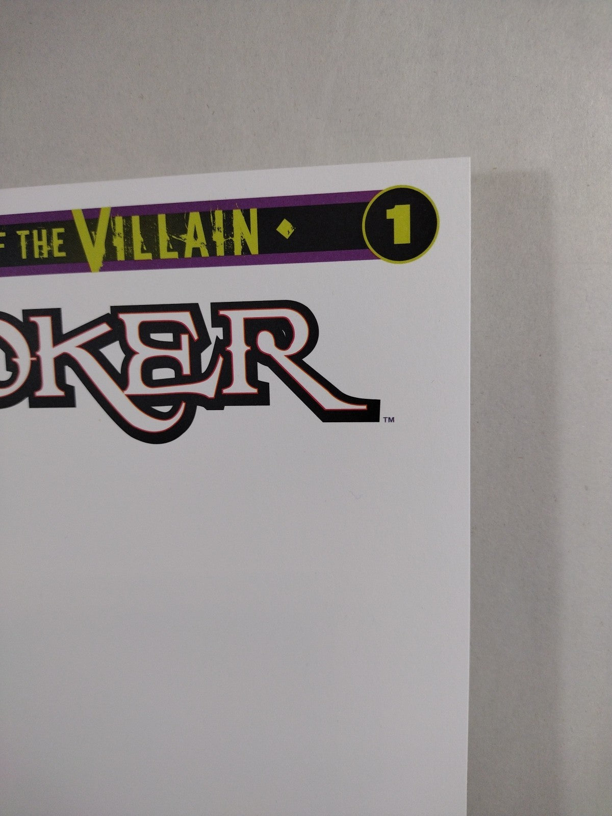Joker Year Of The Villain #1 (2019) DC Blank Sketch Cover Variant Comic New NM