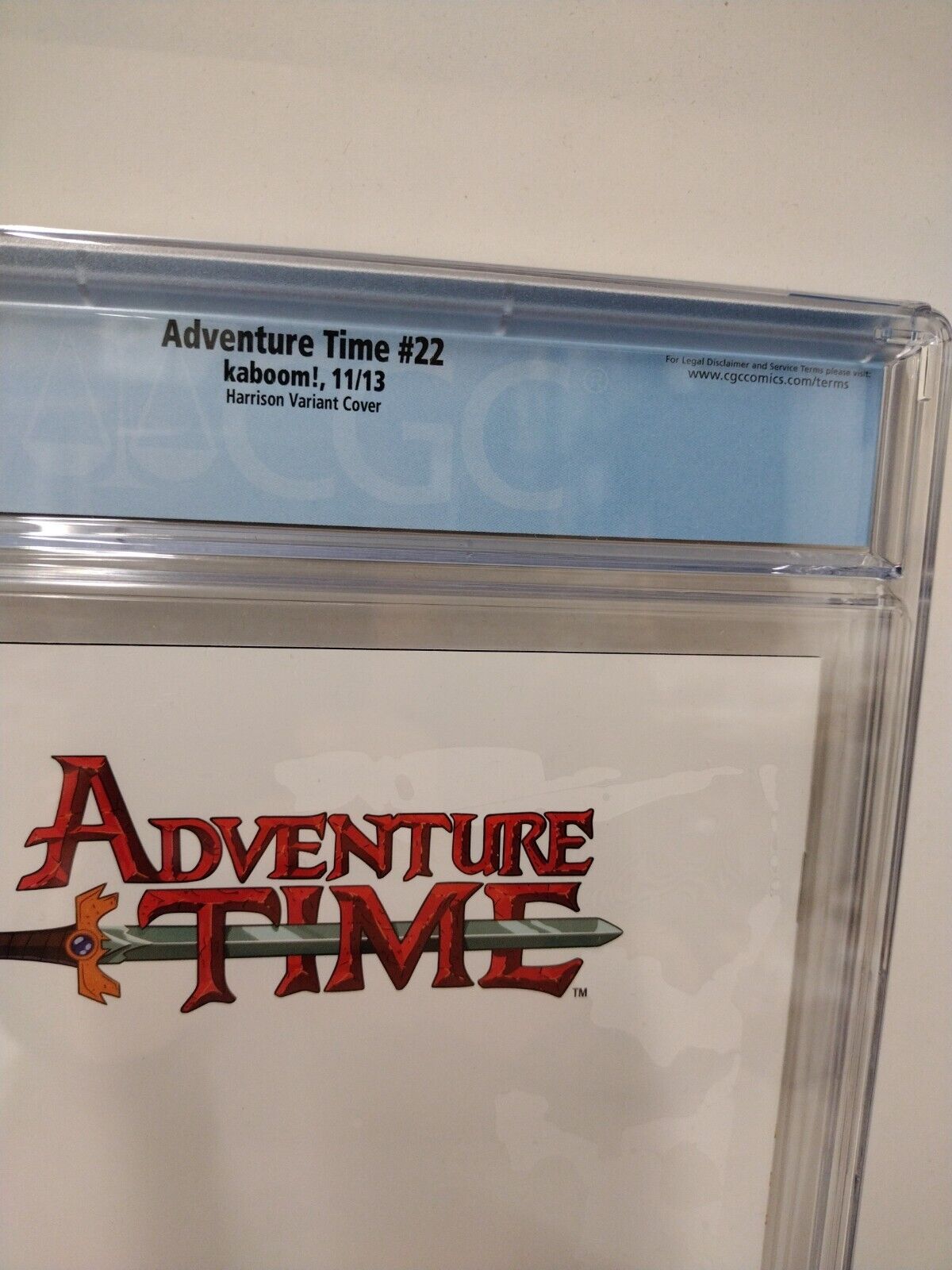 Adventure Time 22 (2013) LSP Limited 1/500 JJ Harrison Variant CGC 9.8