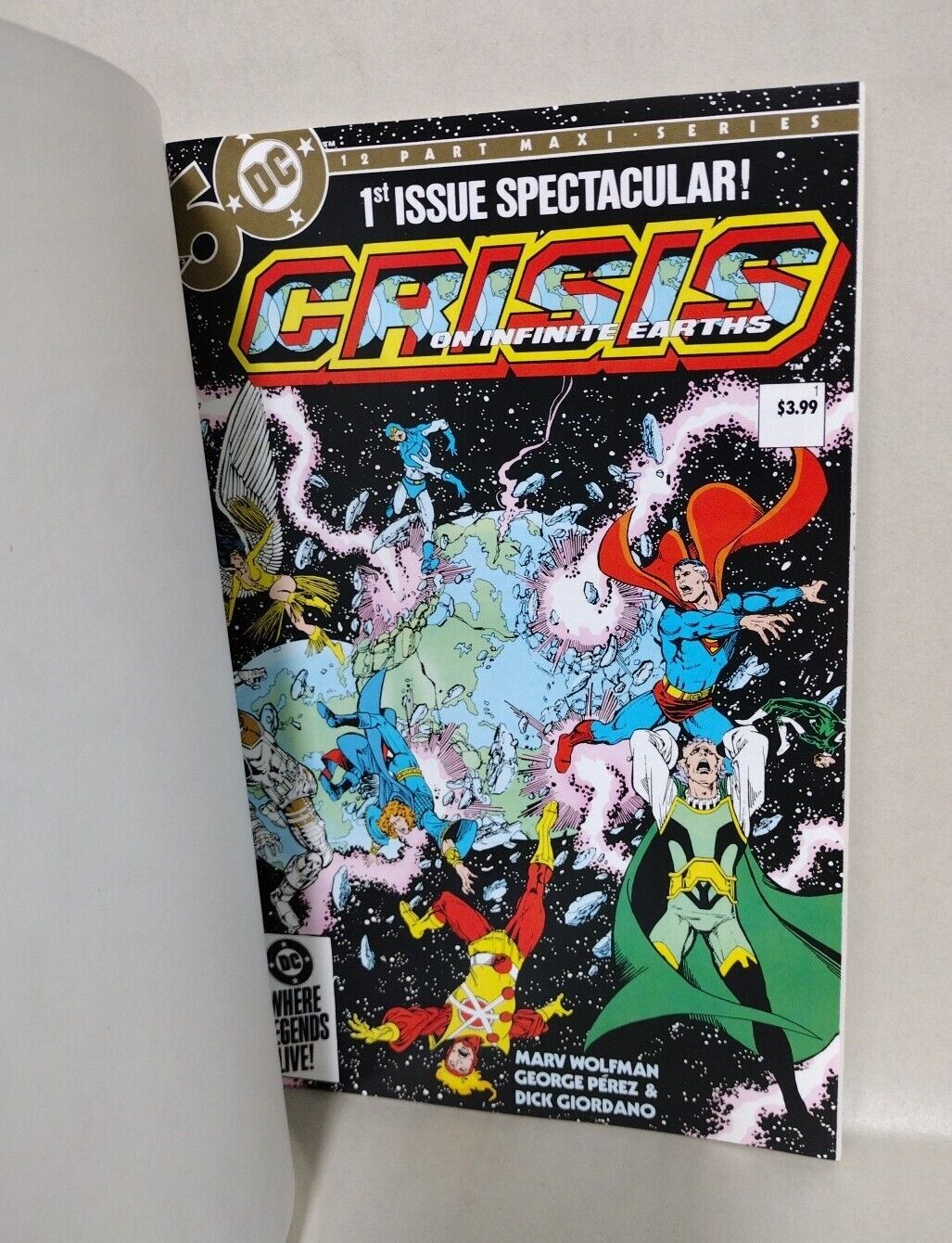 Crisis On Infinite Earths #1 (2024) DC Comic Variant Sketch Cover W Original Art