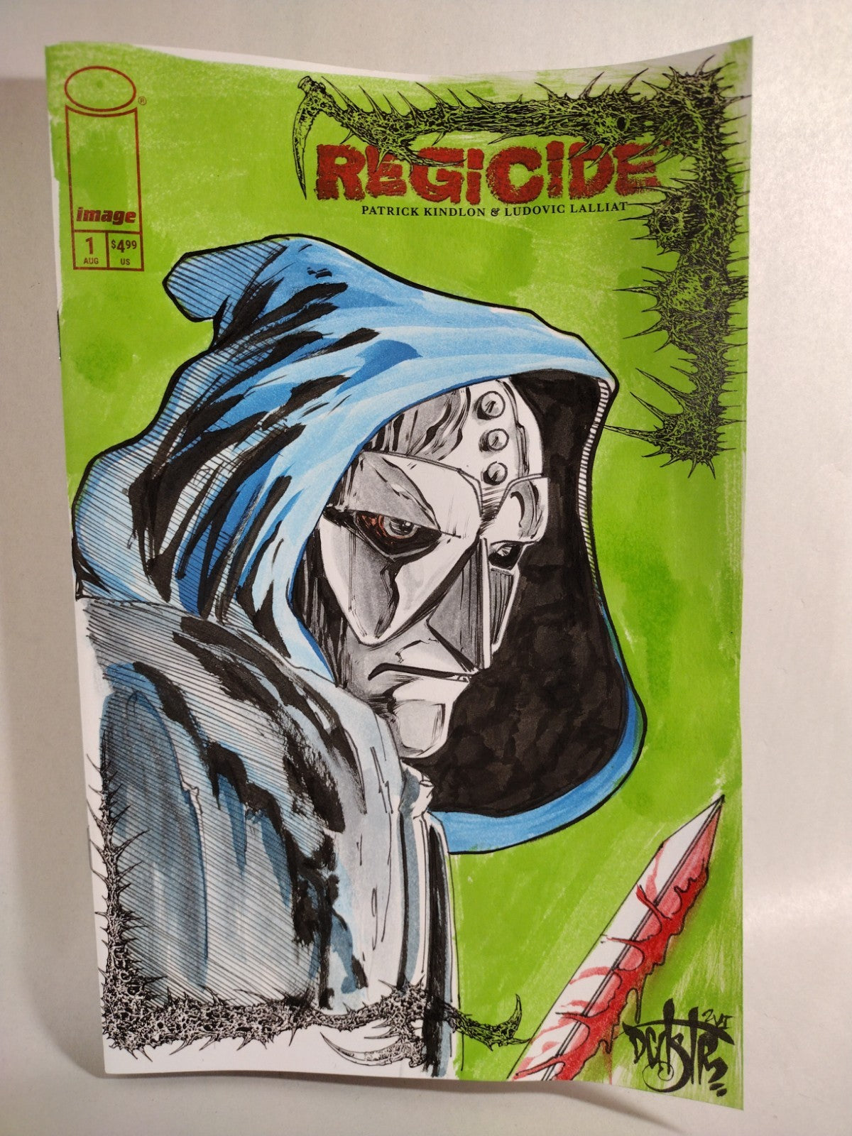 Regicide #1 (2026) Image Comic Sketch Cover Var W Original Doru Dave Castr Art