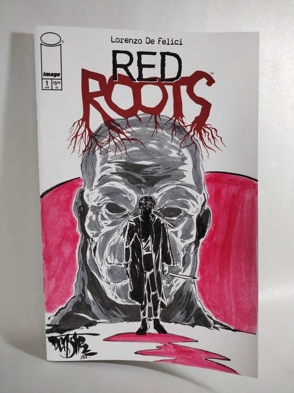 Red Roots #1 (2026) Image Comic Sketch Cover Variant W Original Dave Castr Art