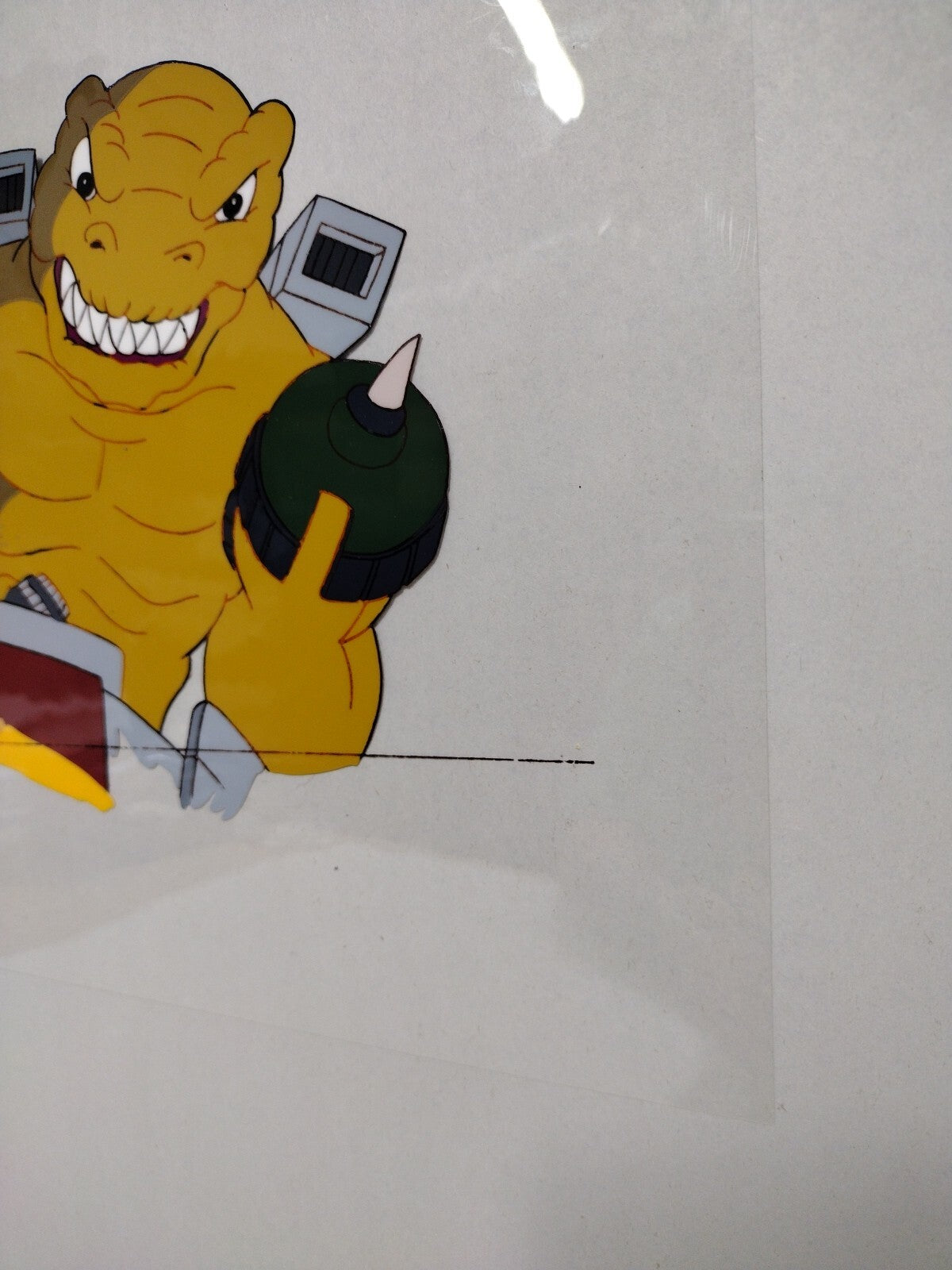 Street Sharks (1996) Original Animation Production Cel Extreme Dinosaurs T-Bone