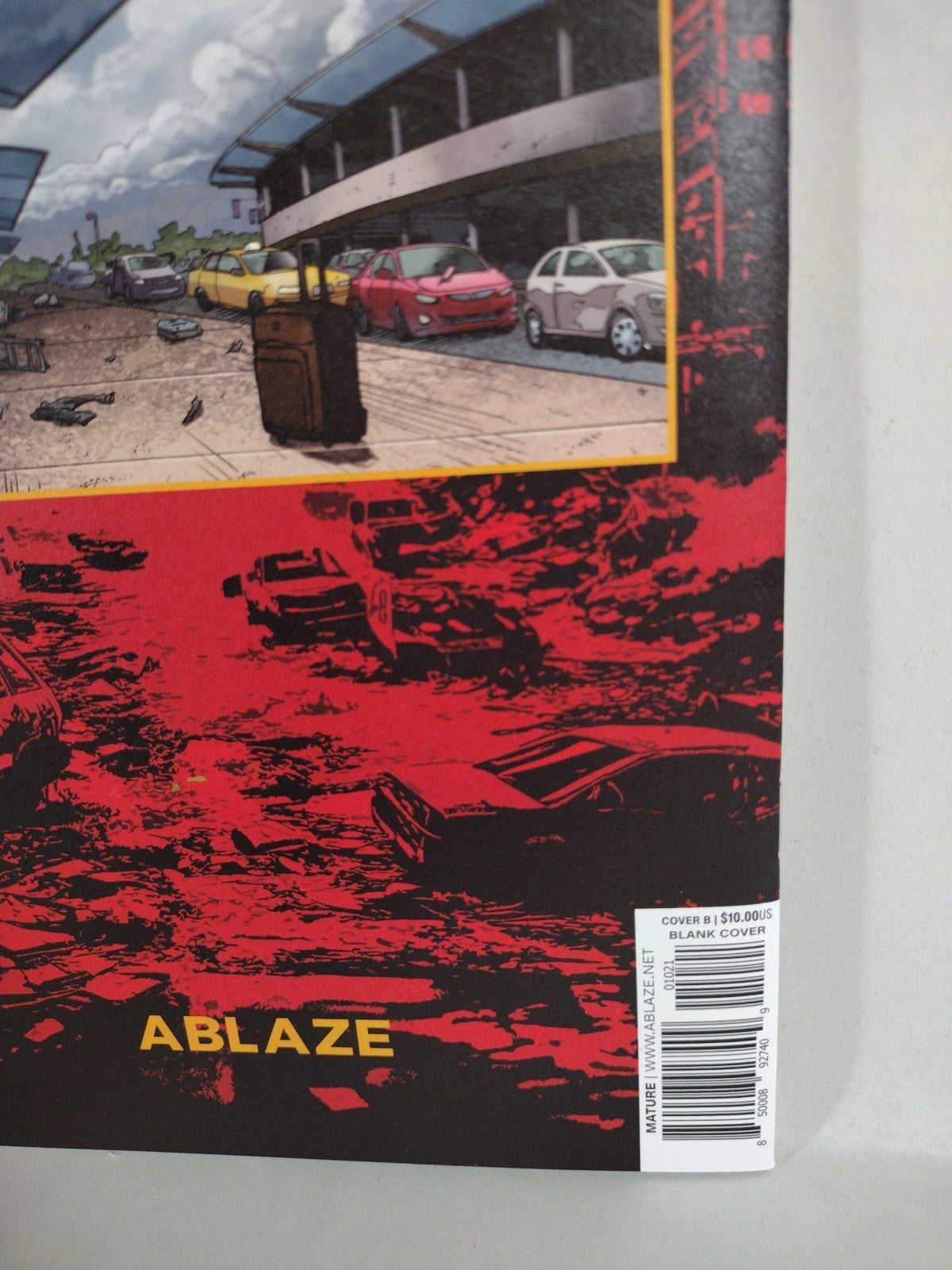 Almost Dead #1 (2023) Ablaze Blank Cover Variant Comic Ryan Benjamin NM