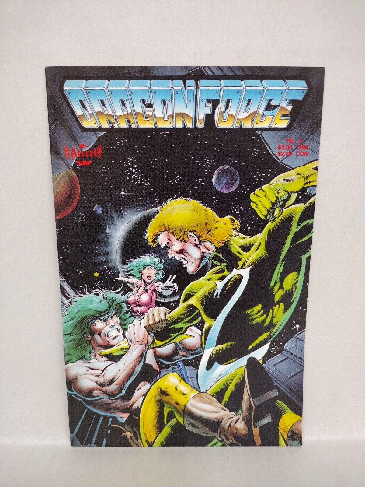 Dragon Force (1988) Aircel Comic Lot #3 4 8 12 Dale Keown F-VF