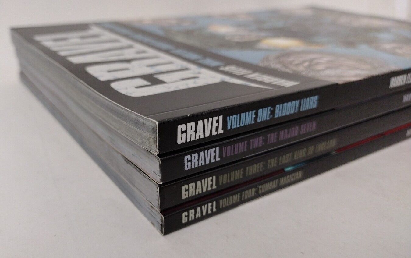GRAVEL (2009) Warren Ellis COMPLETE Avatar TPB SC Set #1 2 3 4 New