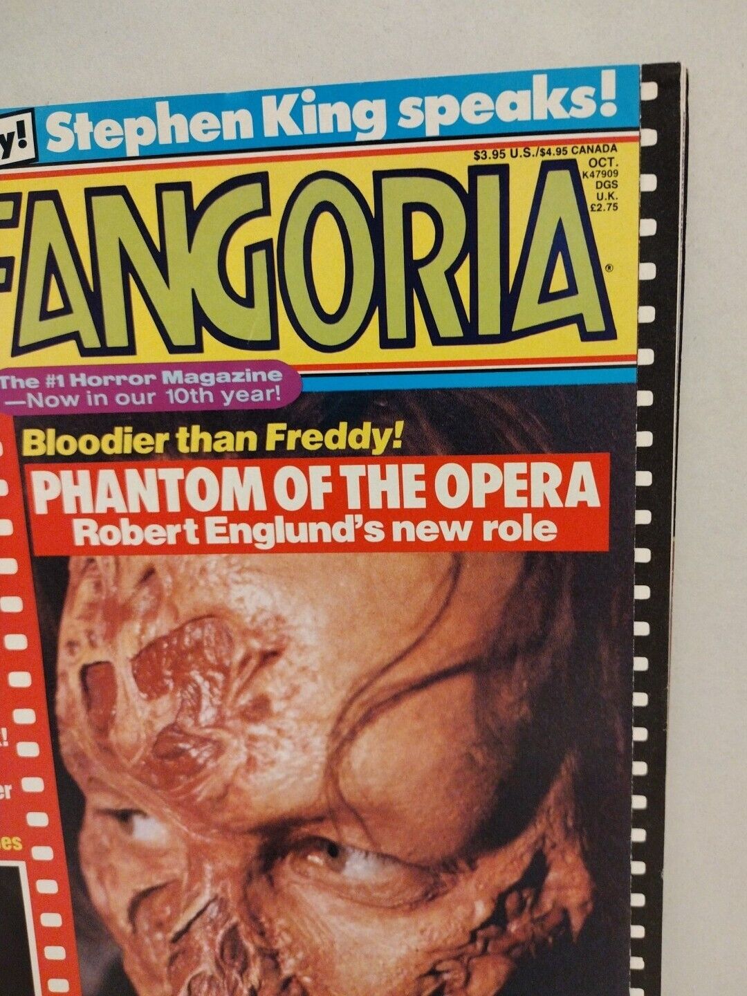 Fangoria Magazine #87 (1989) Stephen King Shocker Nightbreed Halloween 5 NMOES