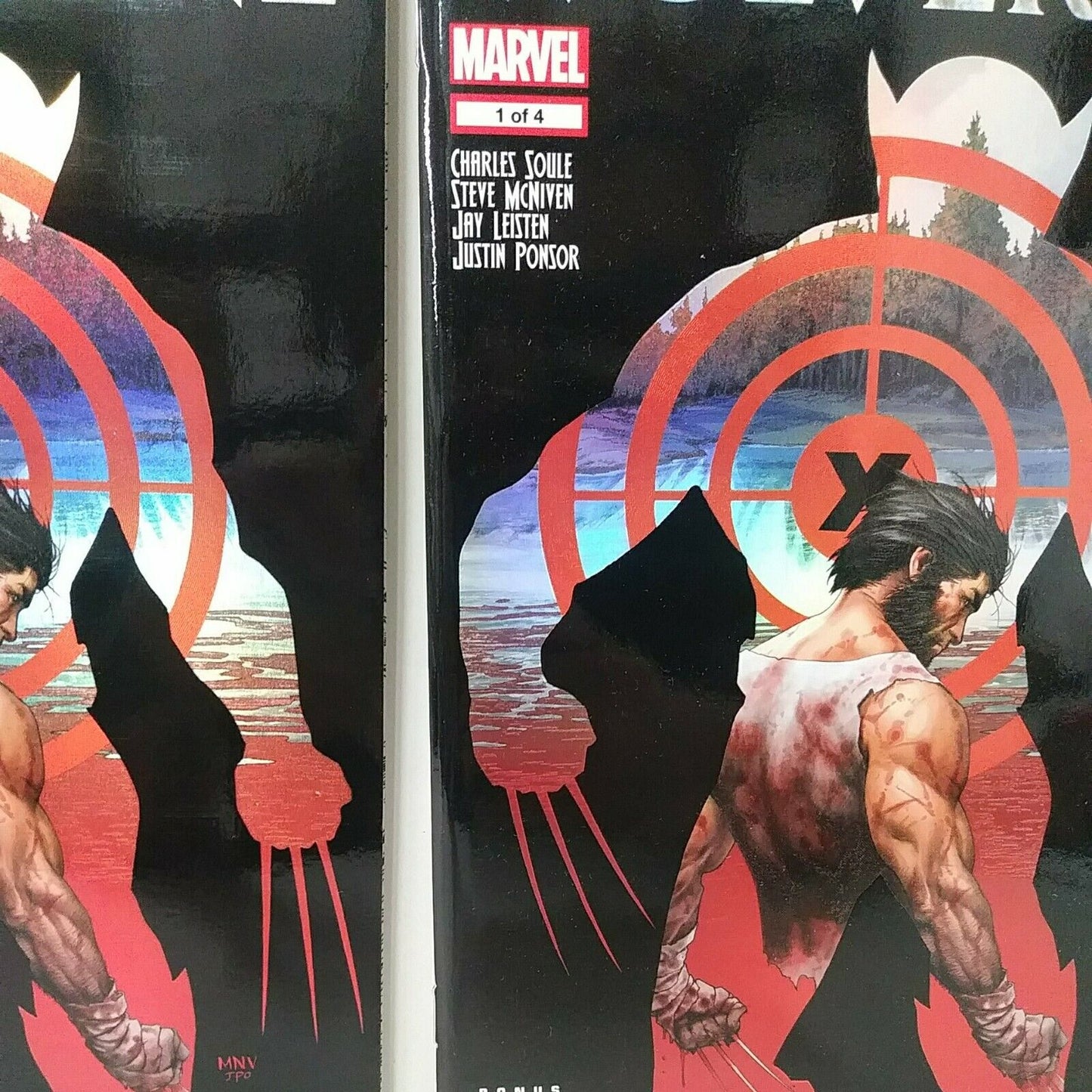 Death Of Wolverine 1 (2014) Holofoil Cover Comic Lot of 2 Soule McNiven Marvel